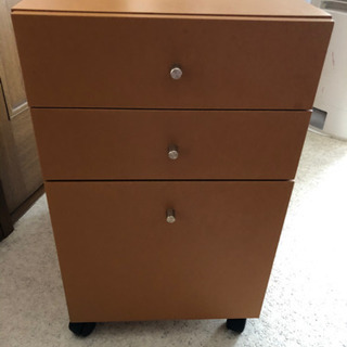 キャスター付き　引き出し　収納　無料