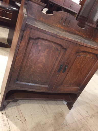 JF01621 アンティーク収納棚 電話台