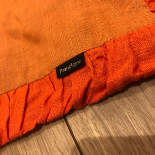 コーラルピンク★Francfranc クッションカバーの画像