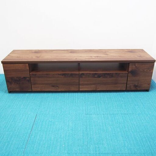 木製テレビ台 TV台 TVボード 50インチなどにも対応 幅178 奥行44 高さ43cm (AA41)