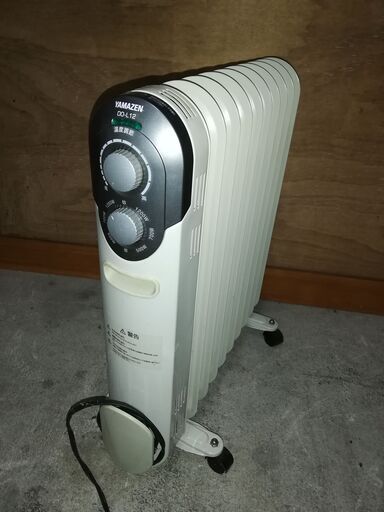 山善 オイルヒーター ホワイト DO-L12(W)６畳/８畳