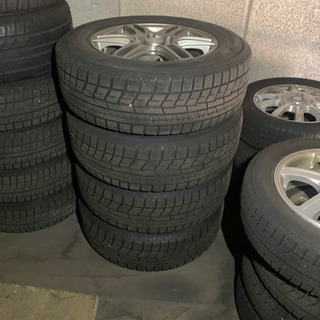 215/65R16 IG60バリ山アルミ付き