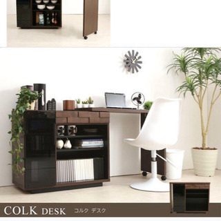 完売】コルクデスク オフィスデスク キッチンカウンター