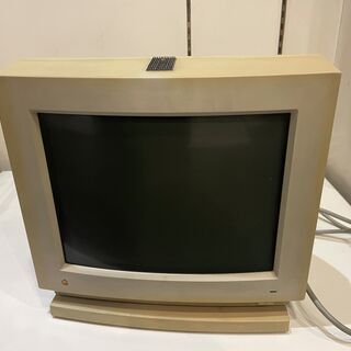 希少！レインボーアップルロゴ時代のApple Macintosh Color Display ジャンクの画像