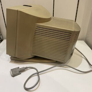 希少！レインボーアップルロゴ時代のApple Macintosh Color Display ジャンクの画像