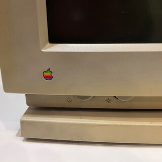 希少！レインボーアップルロゴ時代のApple Macintosh Color Display ジャンクの画像