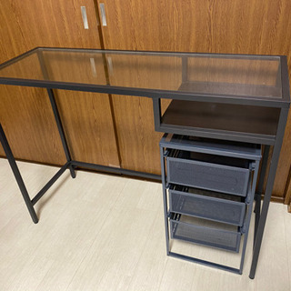 IKEA ヴィットショー&レッナールト(ブラック)