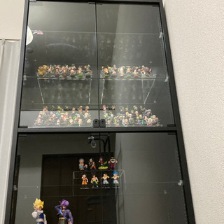 JAJAN フィギュアラック ハイタイプ 奥行き39cm ブラック