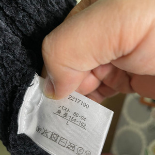 あげます！無料‼️未使用❤️モール素材の黒ロングカーディガンの画像