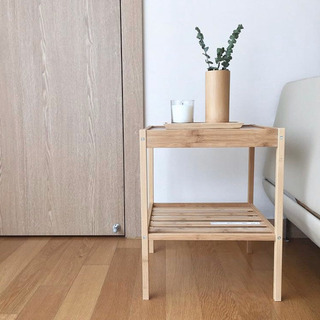 IKEA NESNA  ネスナ サイドテーブル　イケア　木製　スツールの画像