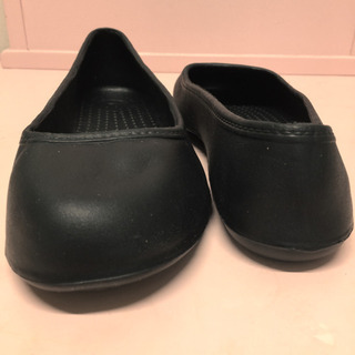 ♥️新品♥️クロックス風バレエシューズ 晴雨兼用♥️L 23.5〜24.5♥️の画像