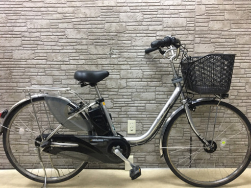 東京23区配達無料　新基準　Panasonic パナソニック ビビDX 13.2Ah リチウム 電動自転車☆パナ☆中古自転車26インチ