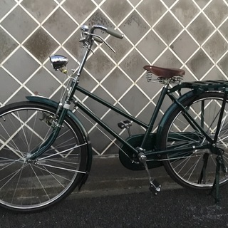 ＜希少・完全レストア済＞昭和レトロ・当時物・宮田・ミヤタ 懐かしい26型実用車・ピカピカで乗れます！の画像