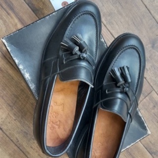 【お値下げ】新品　メンズ　高級革靴　靴職人手作り　25.5
