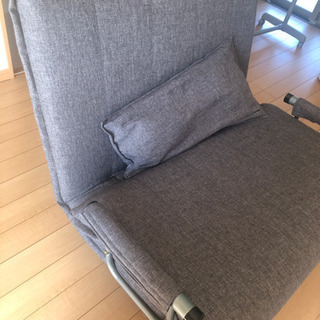 ソファーベッド　キャスター付きの画像
