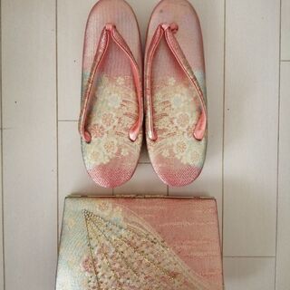 和装バッグ・草履セットの画像
