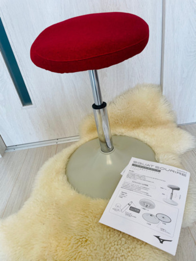 ☆美品☆ ミズノ　スクワットスリール　赤　レッド　スクワットチェア