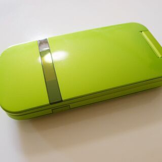 ★美品★SoftBank 202SH 防水防塵ワンセグ付 ガラケー★ライムグリーン　の画像