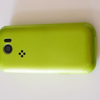 ★美品★SoftBank 202SH 防水防塵ワンセグ付 ガラケー★ライムグリーン　の画像