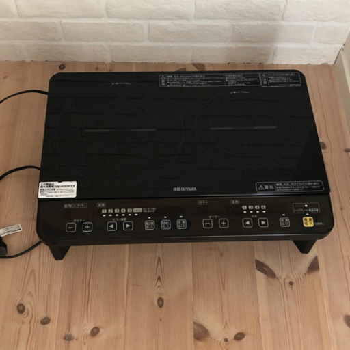 IHK-W1S-B IHクッキングヒーター ブラック [2口]