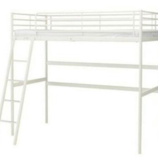 IKEA ロフトベッド　白　まだあります