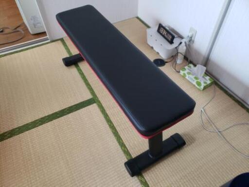 ダンベル用フラットベンチ美品　トレーニング用