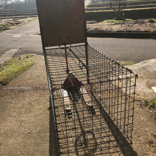 害獣駆除　イノシシ等　捕獲罠