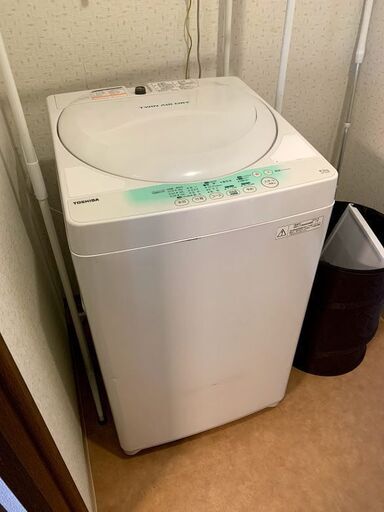【苫小牧バナナ】民泊使用品 東芝 4.2kg洗濯機 AW-704 2014年製 動作確認済み ※403