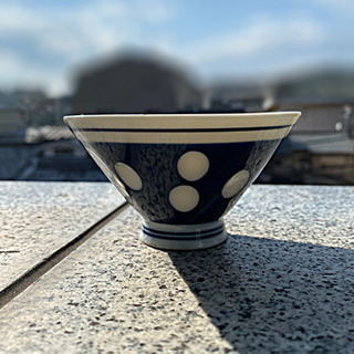 水玉　湯呑み　茶碗