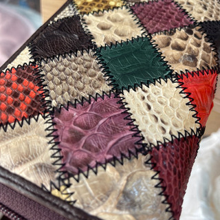 本皮お洒落な財布 美品の画像
