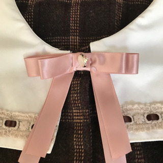 冬物チェックワンピースの画像