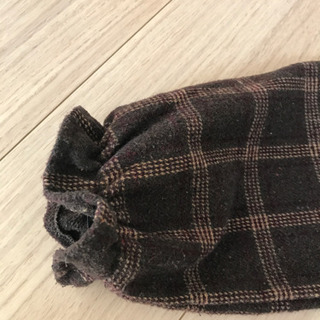 冬物チェックワンピースの画像