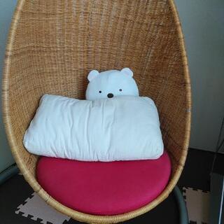 ハンギングソファ　エッグソファ　籘(ラタン)ソファの画像