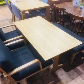 【愛品館市原店】無印良品 ベンチダイニング4点セット 【管理IDS007479-104】の画像