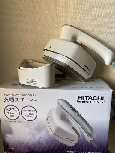 新品同様　ハンガーに掛けたままシワ伸ばし　衣類スチーマー