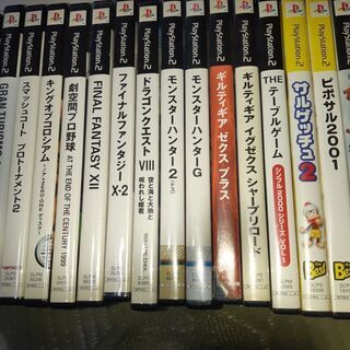 プレステ2本体&ソフト30タイトルセットの画像
