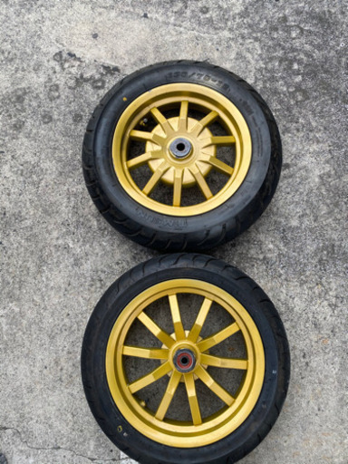 シグナス　社外ホイール　タイヤ新品　ワイド