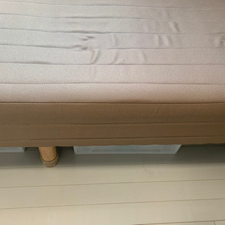 【無料でお譲り☆】足つきマットレスベッド　の画像