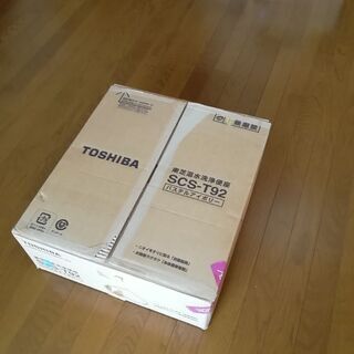 温水洗浄便座　TOSHIBA SCS-T92 パステルアイボリー　接続金具付の画像