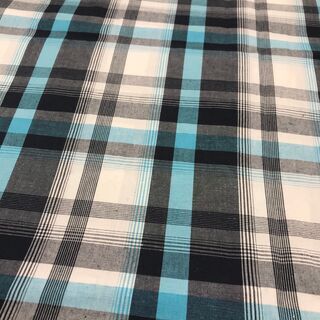 端切れ 綿 コットン 水色 黒 白 パッチワーク ハンドメイド ...