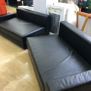 値下げしました！　HUKLA  / フクラ ✨本革✨ 3.5人掛け ソファ BRNOの画像