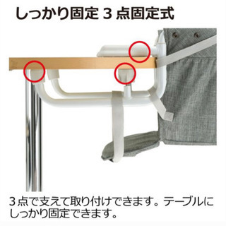 【最終値下げ】リッチェル　あんよがブラブラしないテーブルチェア　の画像
