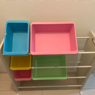 おもちゃ収納の画像
