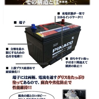 取り付け工賃無料！！　長寿命　大容量　高出力　轟バッテリー　１０５Ｄ３１　トラック　重機　等　 - その他