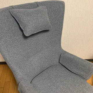 【お譲り先決定いたしました】IKEA  1人用ソファの画像