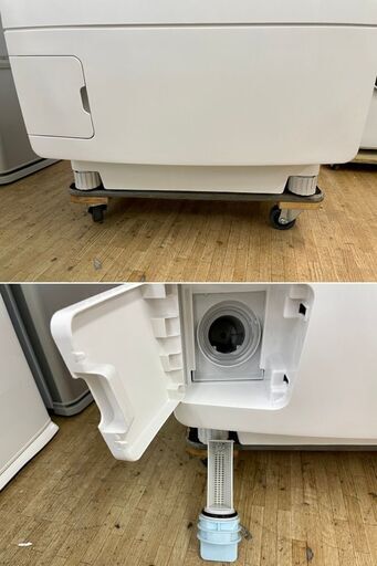 美品【 TOSHIBA 】東芝 ZABOON 洗濯9.0㎏/乾燥6.0㎏ ドラム式洗濯機 ecoモードで省エネ 抗菌水で自動でおそうじ