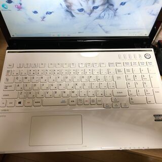 Ａランク新品バッテリー交換済み・Ｗｅｂカメラ内蔵・超高速ｉ７第四/ＮＥＣ新品ＳＳＤ２４０ＧＢ/エクストラホワイトWin10 64bit/Office2019付/15.6ｲﾝﾁ/メモリ8GB/無線/DVD・ＣＤ再生ソフト付　No.22040005の画像