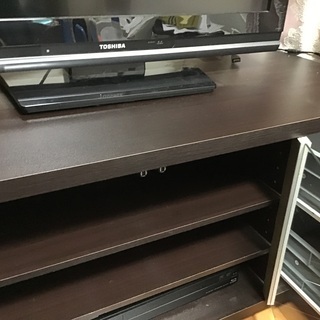 テレビ台　焦茶の画像