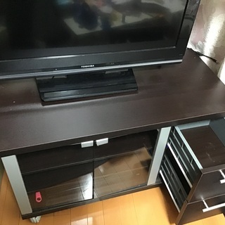 テレビ台　焦茶の画像