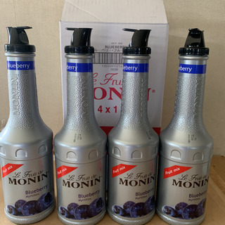 モナン　ブルーベリーフルーツミックス　1000ml  4本セット